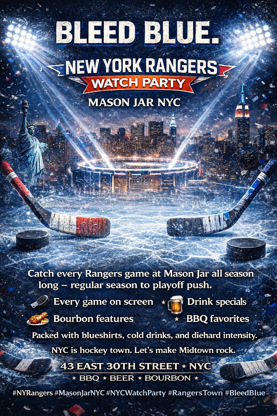 🏒 NEW YORK RANGERS GAMES 🏒 event photo