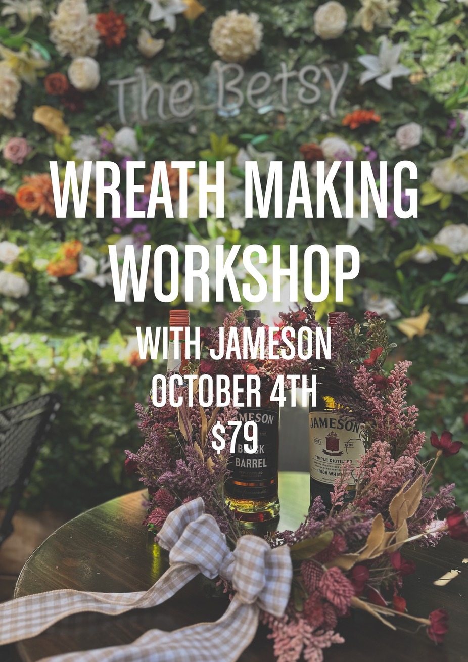 Wreath workshop and Jameson tasting event photo