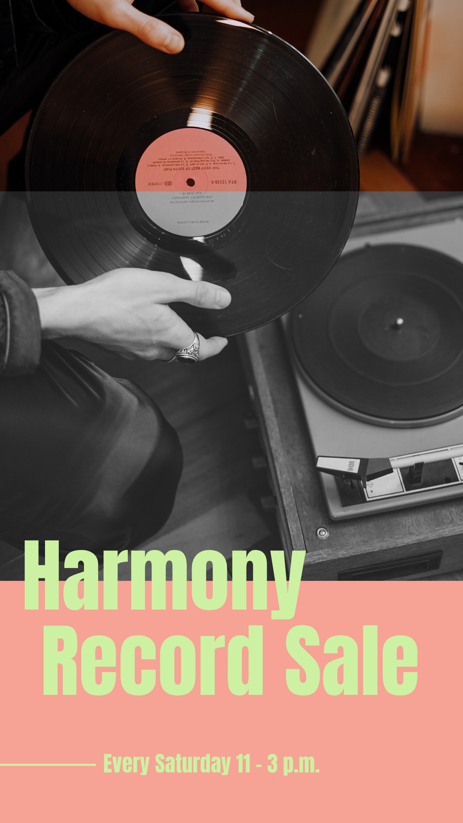 Harmony Record Sale event photo