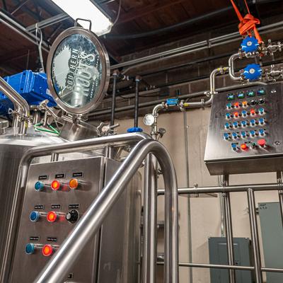 Interior, brewing area