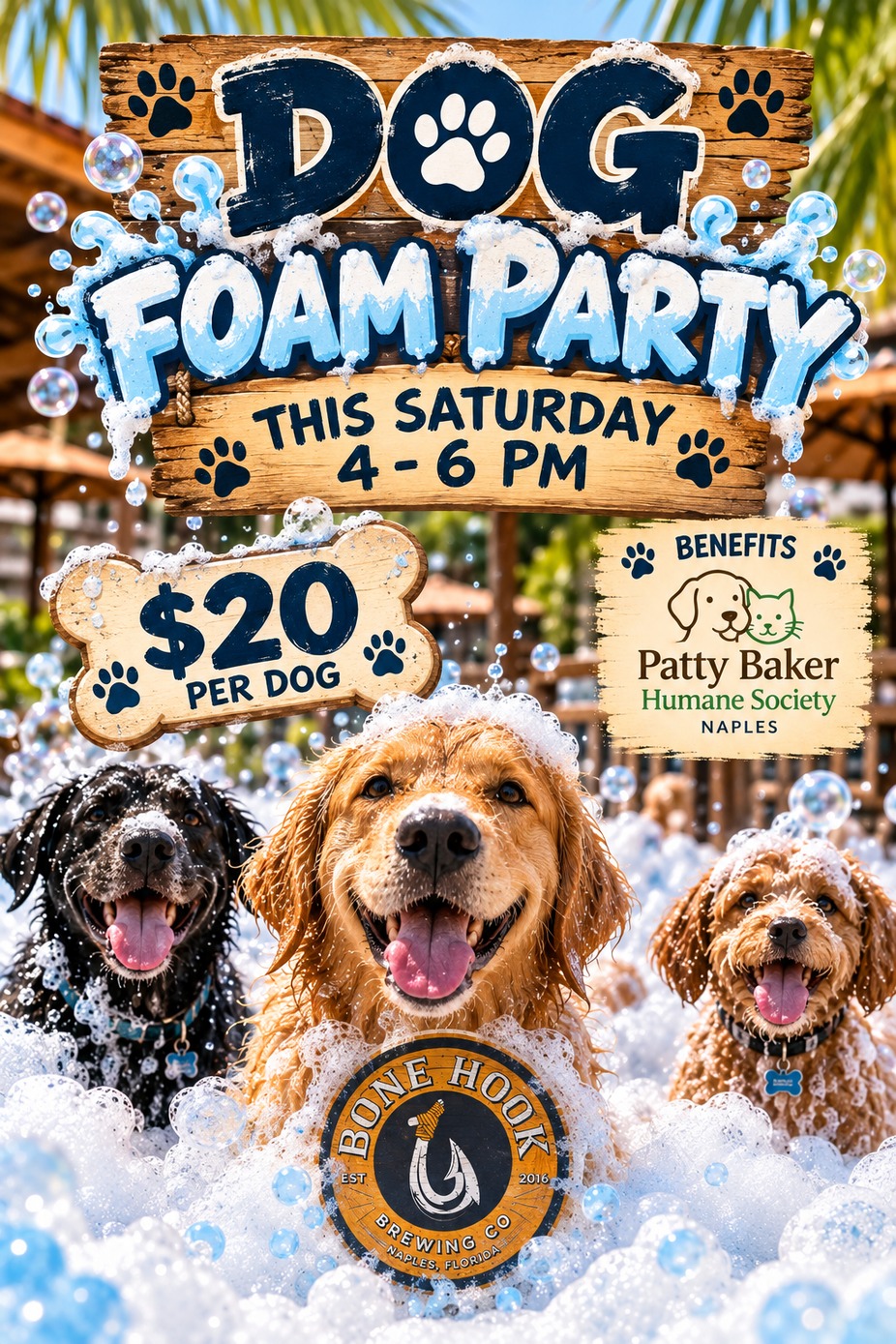 Dog Foam Party event photo