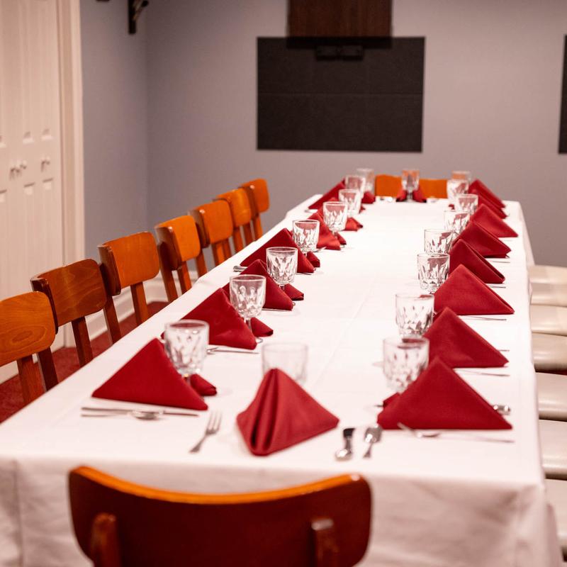 Long dining table