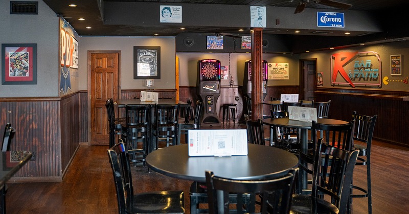 Interior seating area