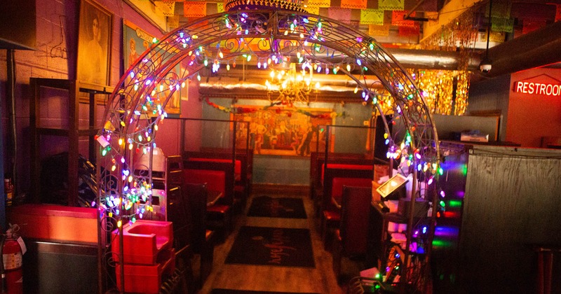 Interior, booth area