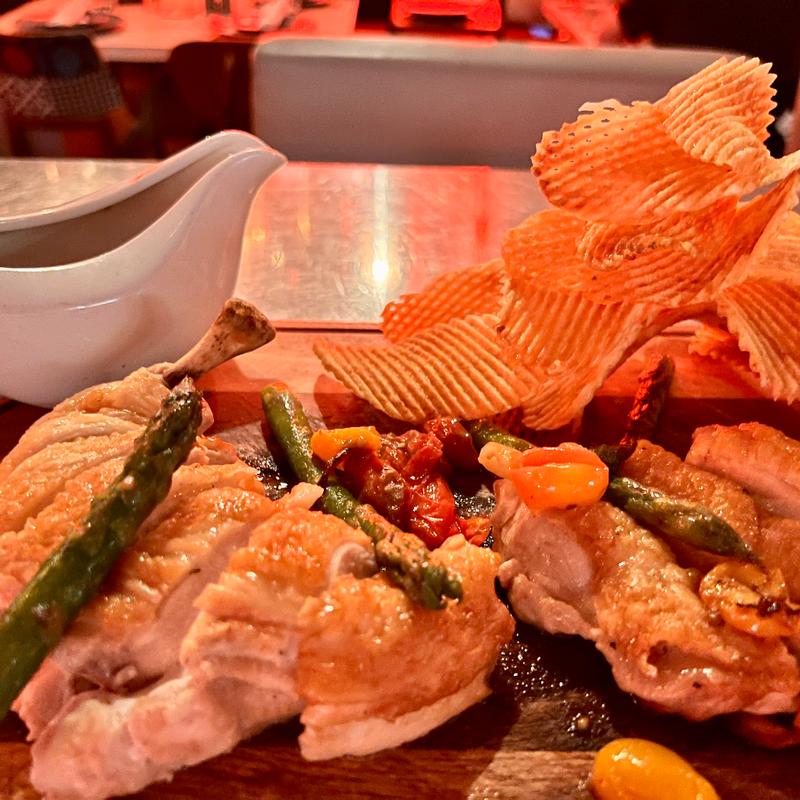 Half Roasted Organic Chicken photo