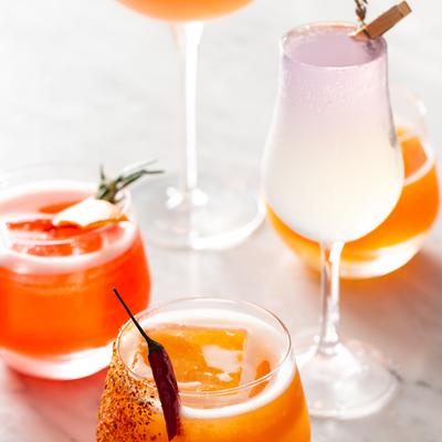 Assorted cocktail drinks