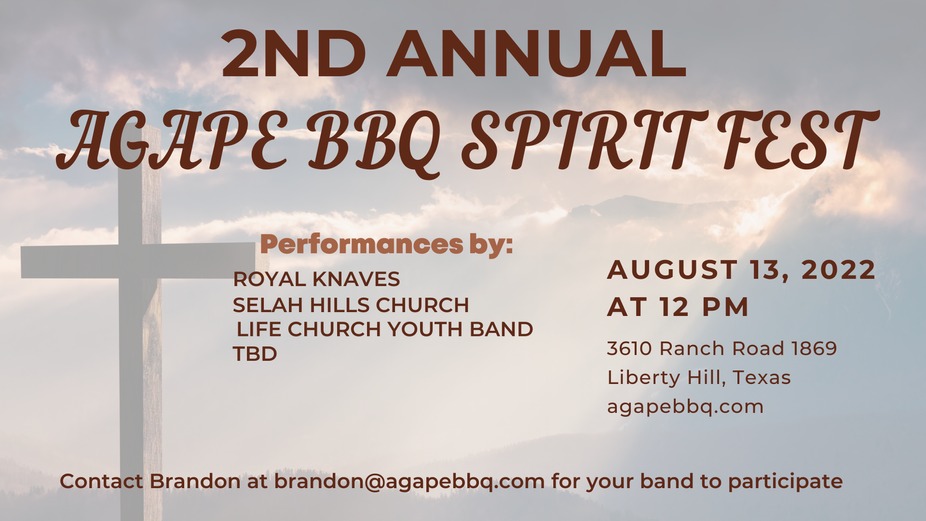 2nd Annual Agape BBQ Spirit Fest event photo