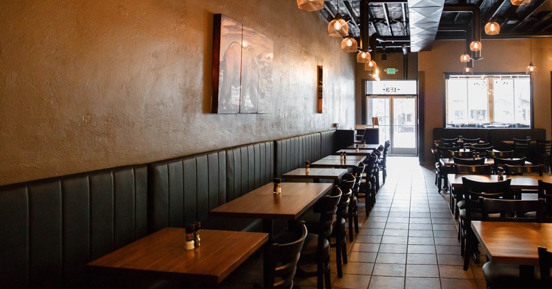 Interior, seating area