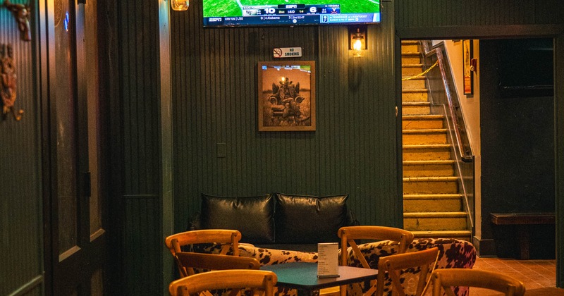 Interior seating area