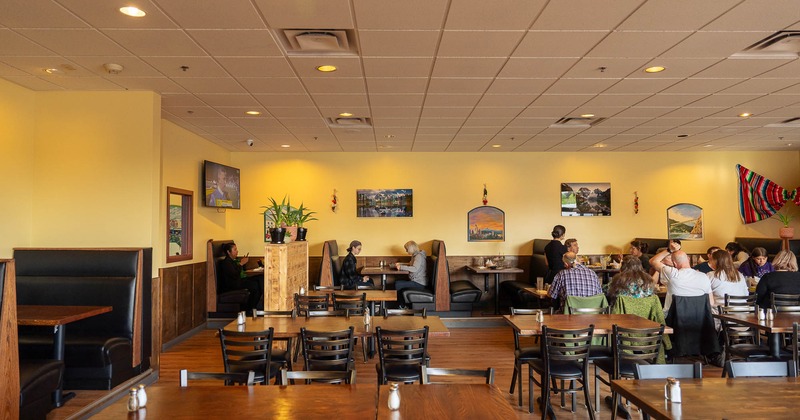 Interior, main seating space