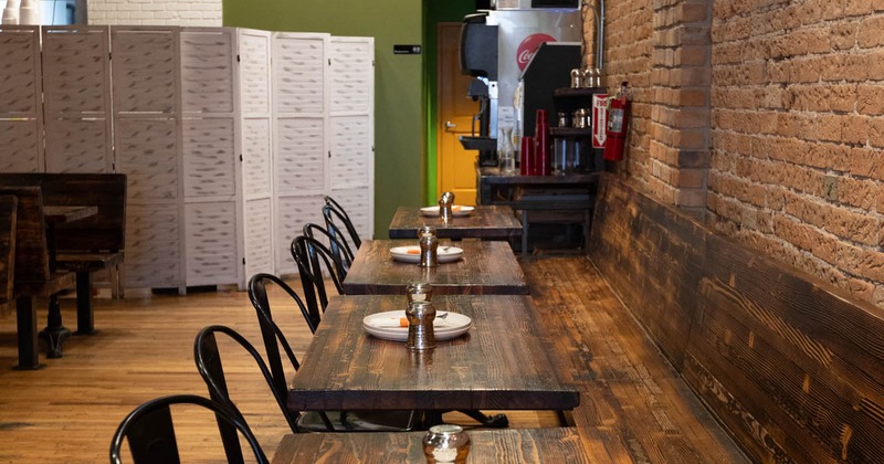 Interior seating space