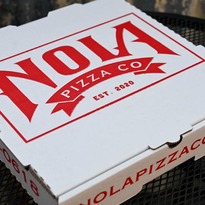 Nola pizza box.