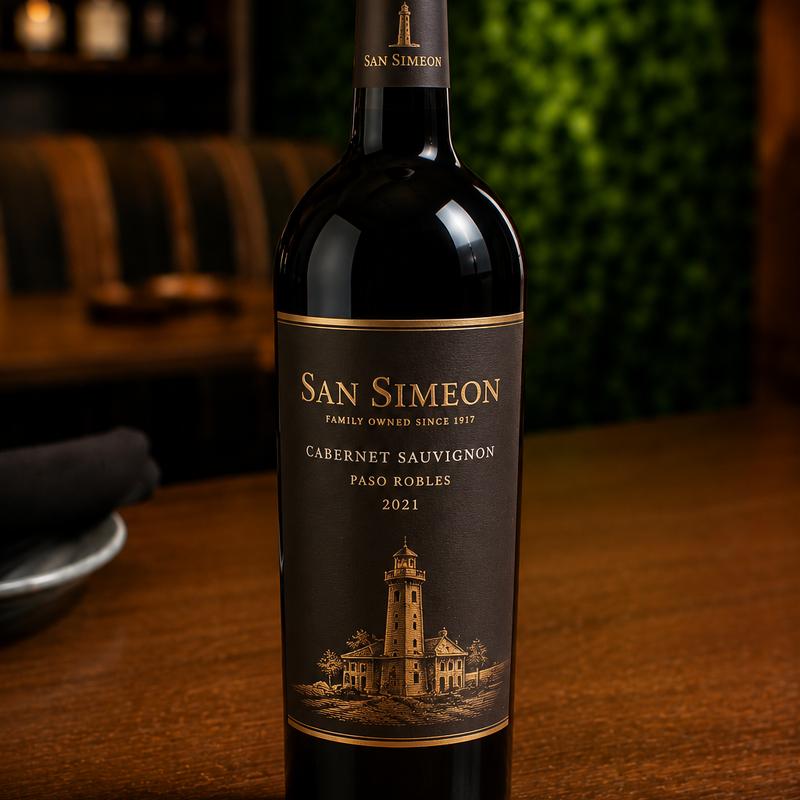 menu item 65 of 116, Cabernet Sauvignon San Simeon, Paso Robles, California 2021