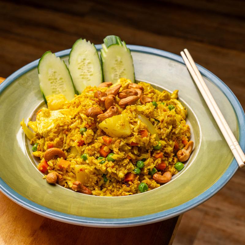 menu item 12 of 13, Pineapple Fried Rice