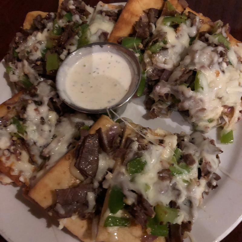 Philly Cheesesteak Flatbread photo