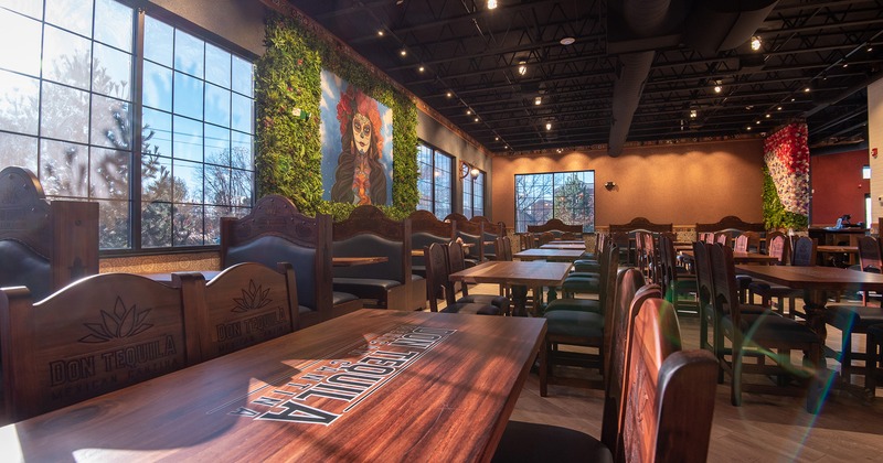 Interior, cozy dining area