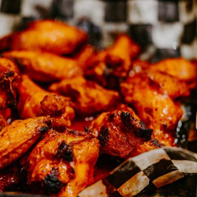 Traditional chicken wings.