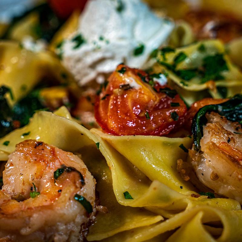 Shrimp Pappardelle photo