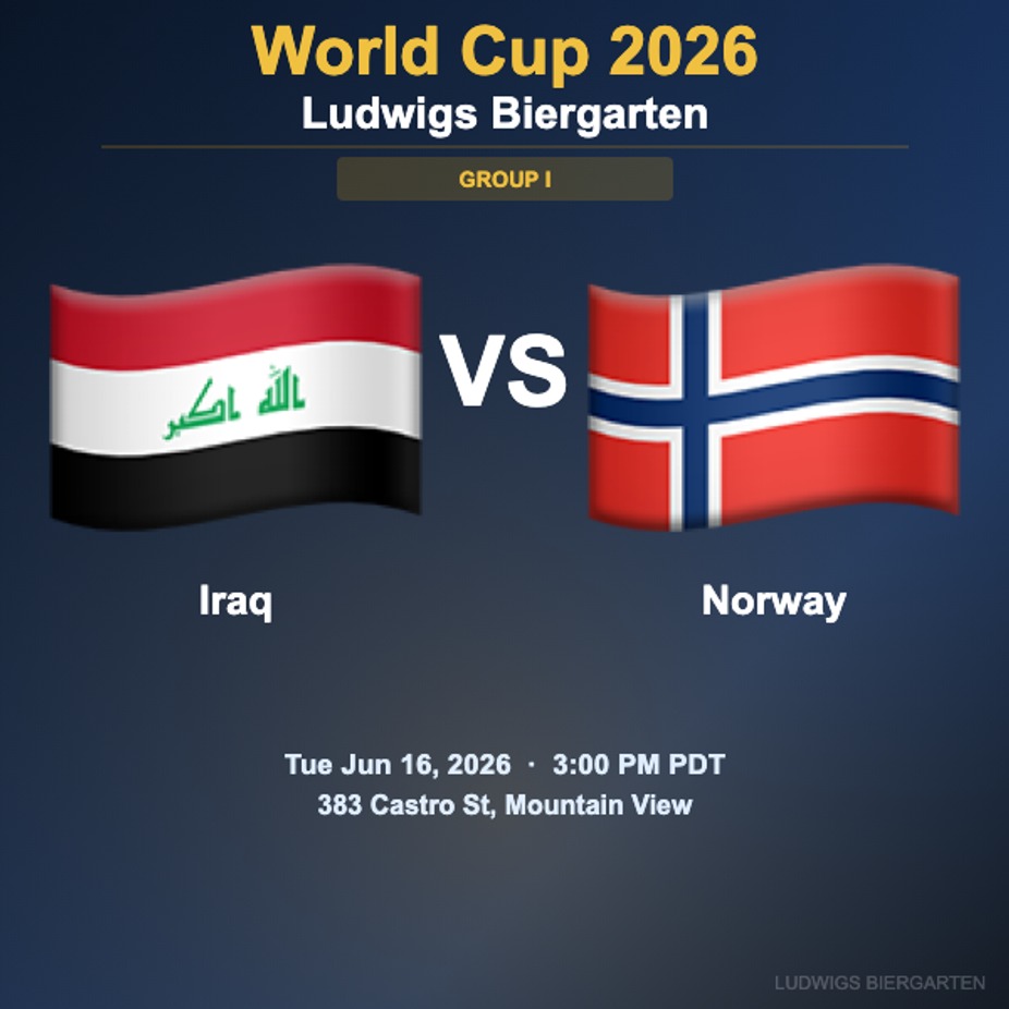 World Cup 2026: Iraq vs Norway | Group I event photo