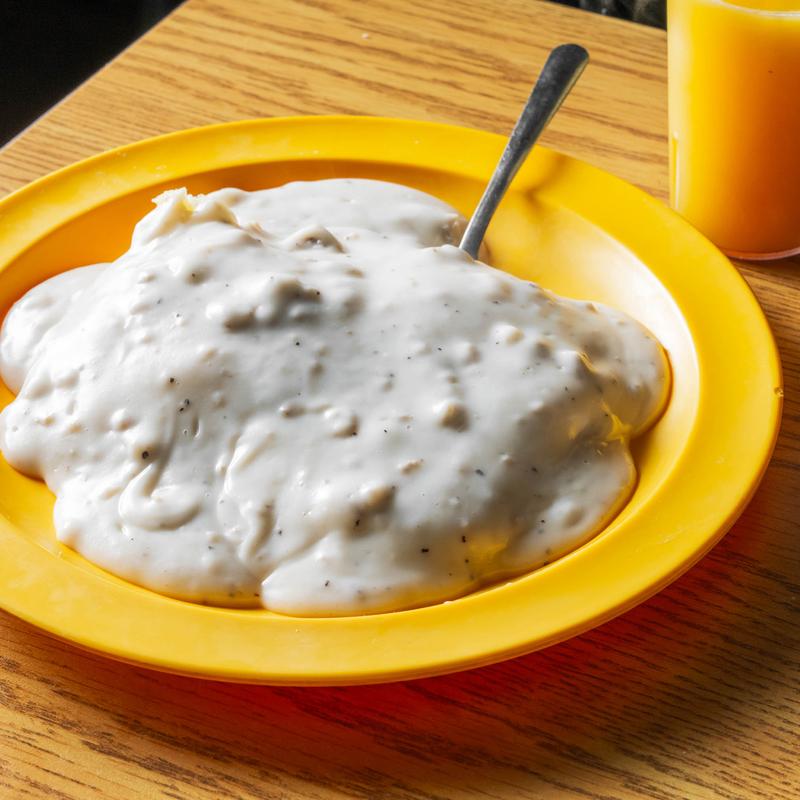 menu item 1 of 21, 2 Biscuits & Gravy
