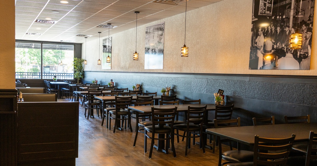 Interior, dining area