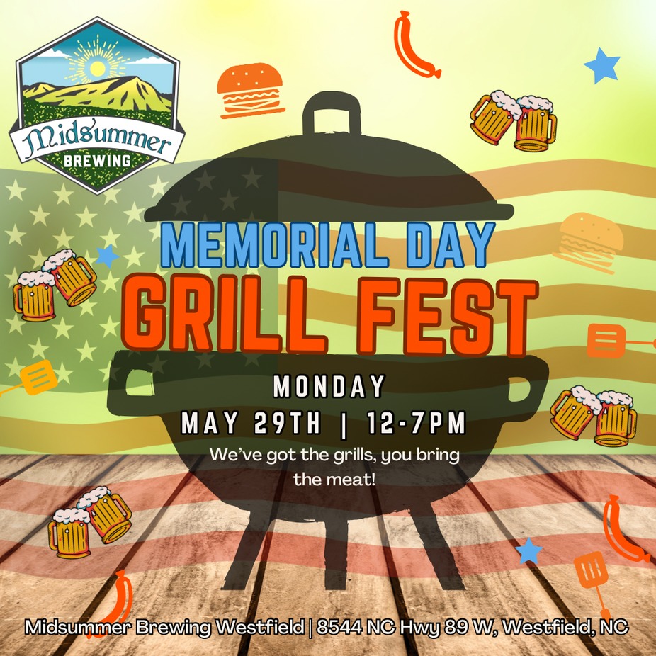 Midsummer Brewing Westfield | Memorial Day Grill Fest event photo