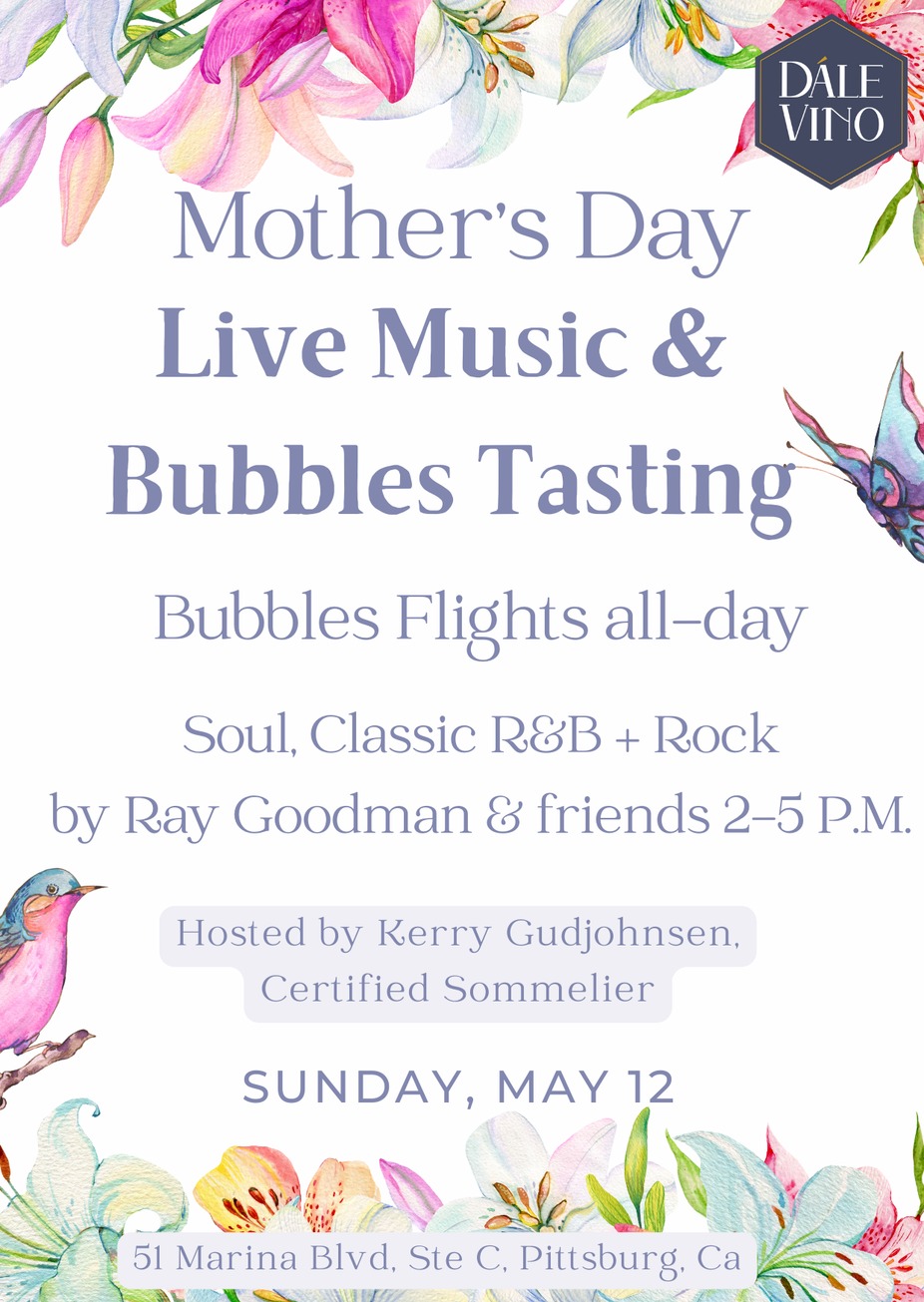Mother's Day Bubbles Tasting and Live Music event photo