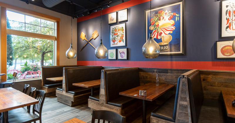 Interior, dining area