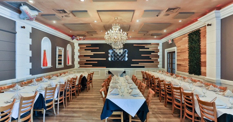 Interior tables ready for guests