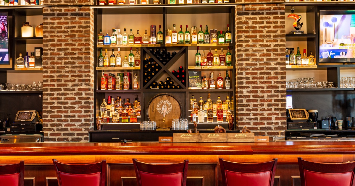 Magee's Two-storied Mahogany Irish Bar