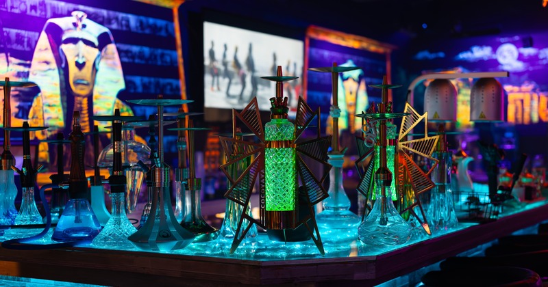 Hookah bar with unique pieces