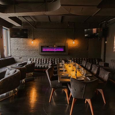 Wide view to diner room.