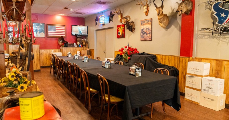 Interior seating space