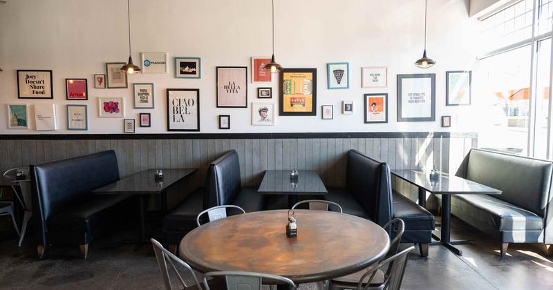 Interior seating area