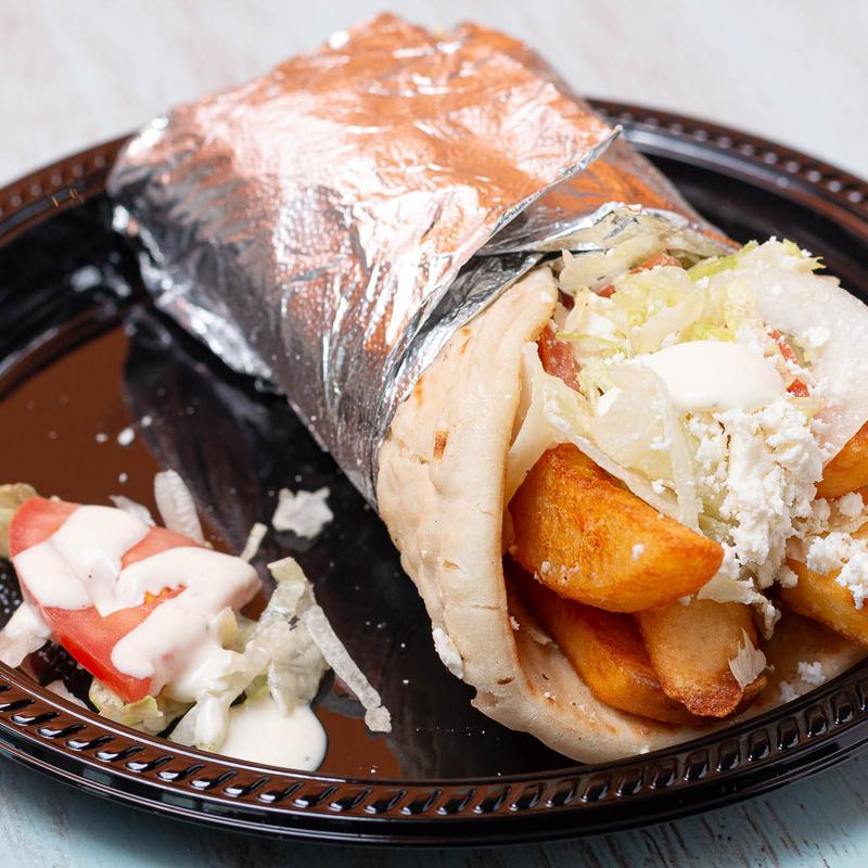 Veggie Souvlakia Wrap photo