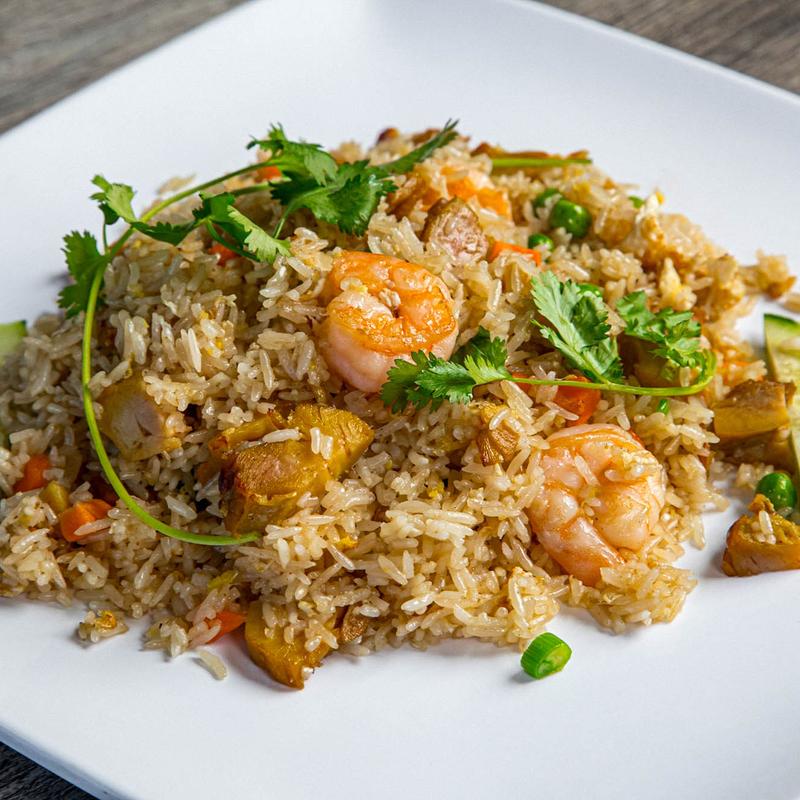 menu item 6 of 11, FR1. Special Combination Fried Rice with Shrimp & Chicken