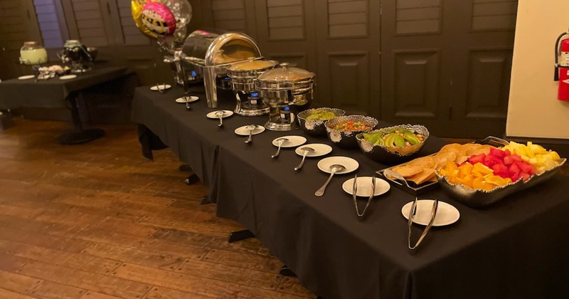 Seating and bar areas