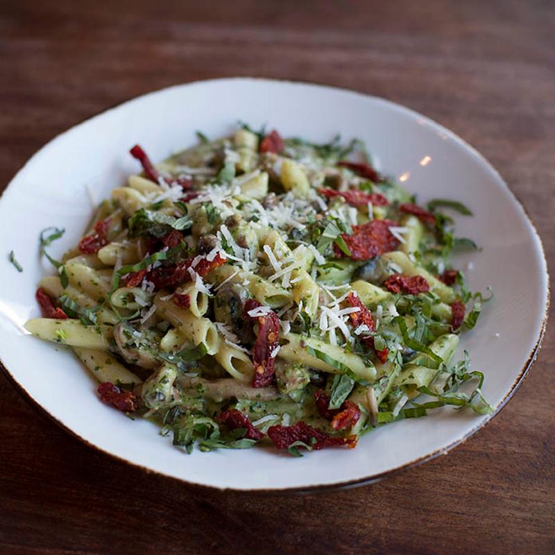 Wild Mushroom Pesto Penne photo