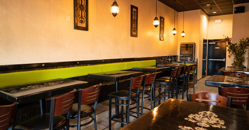 Tables ready for guests