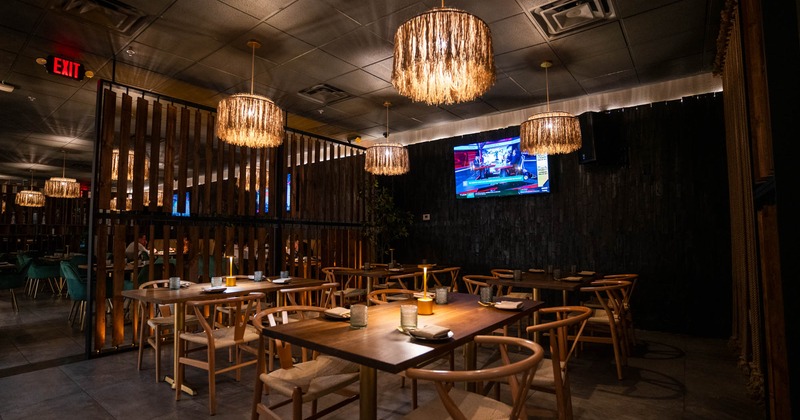 Interior, dining area