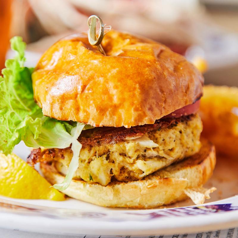 Maryland Style Crab Cake Sandwich photo