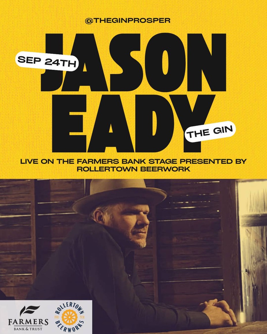 Jason Eady on The Farmers Bank Stage event photo