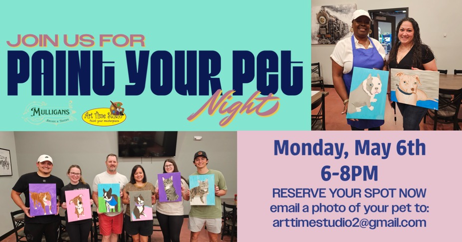 Paint Your Pet Night event photo