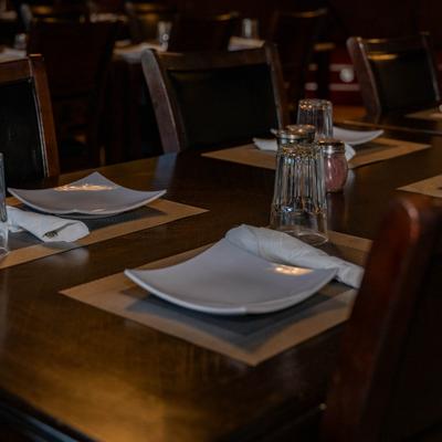 Dining Table Setting.