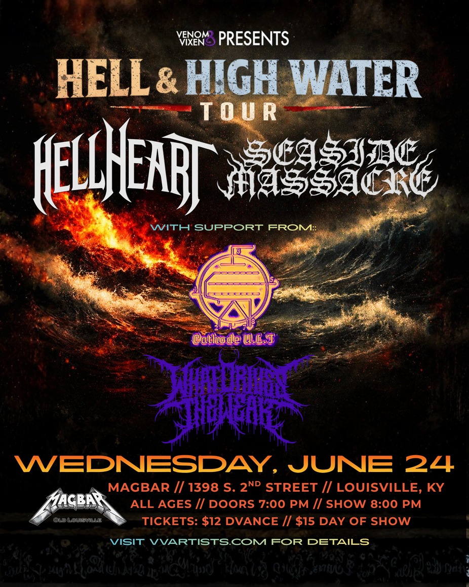 Hell & High Water Tour with HellHeart and Seaside Massacre at Mag Bar event photo