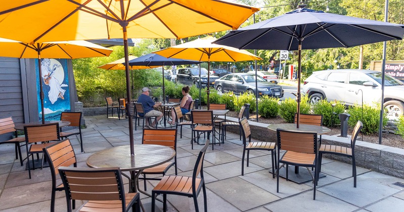 Exterior, seating space, patio