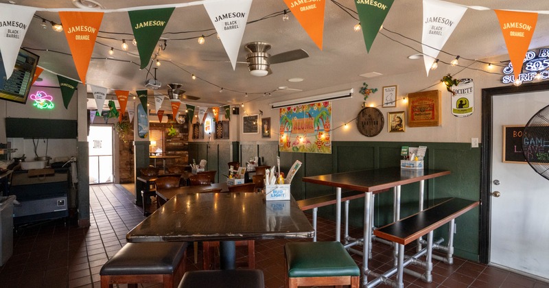 Interior, dining area