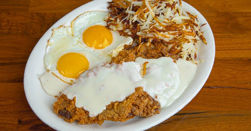 The country fried steak plate