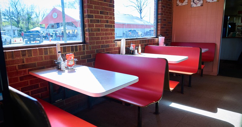 Interior, dining area