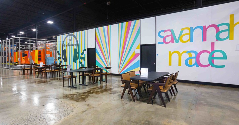 Interior, seating area